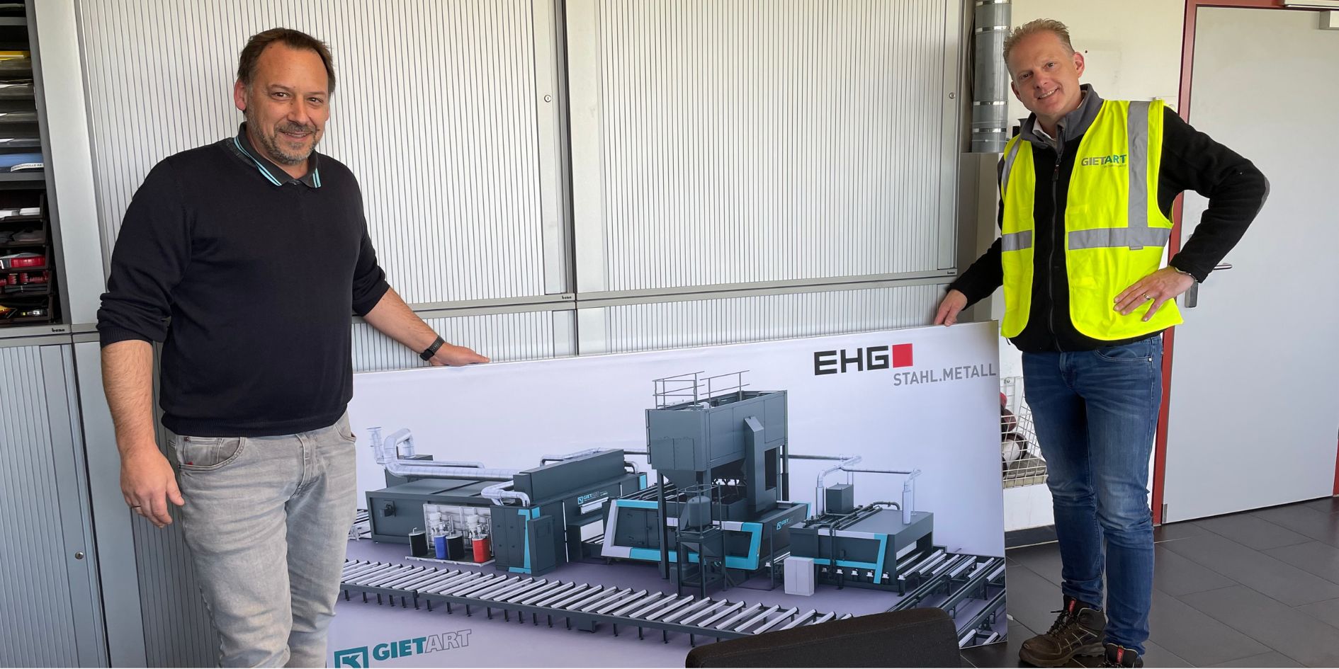 EHG GIETART Shot blasting and painting line